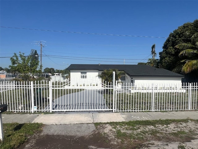18740 NW 42nd Pl, Miami Gardens, FL 33055 - view of front of home with a fenced front yard