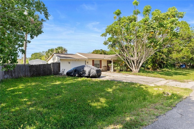 280 Palm Blvd, Merritt Island, FL 32952 - view of front of home with a garage and driveway