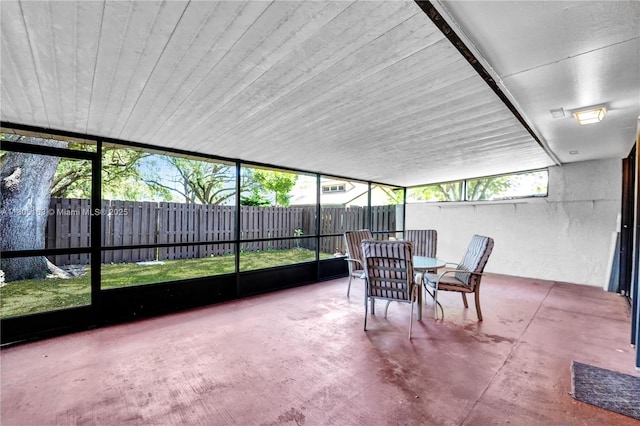 1561 NW 98th Ter, Pembroke Pines, FL 33024 - sunroom featuring outdoor dining space