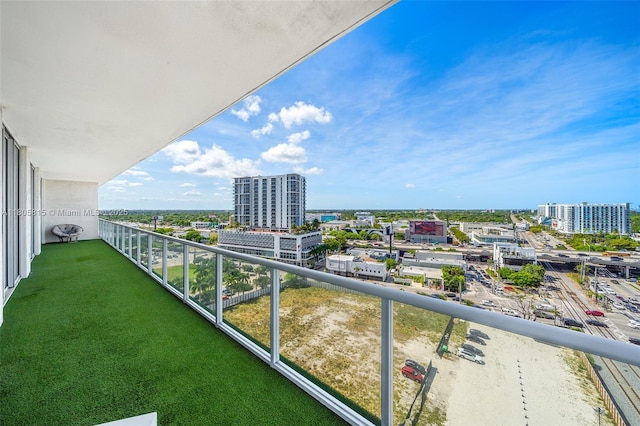 3470 E Coast Ave Unit H1201, Miami, FL 33137 - balcony featuring a city view