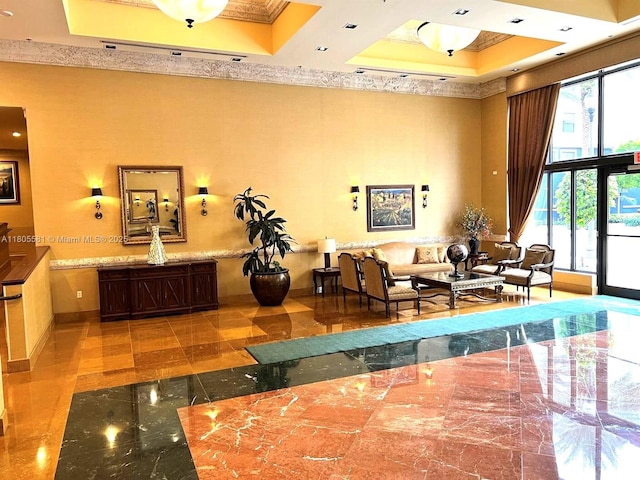 8395 SW 73rd Ave Unit 312, Miami, FL 33143 - building lobby with a towering ceiling
