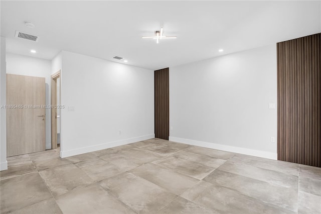 3431-3433 SW 16th Ter, Miami, FL 33145 - spare room with recessed lighting, a smoke detector, and baseboards