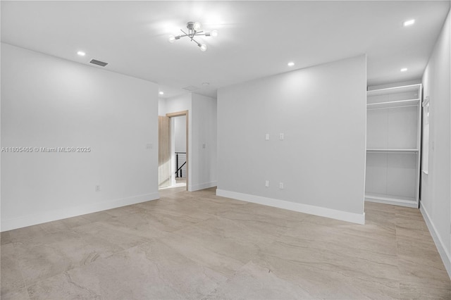 3431-3433 SW 16th Ter, Miami, FL 33145 - unfurnished room featuring recessed lighting and baseboards