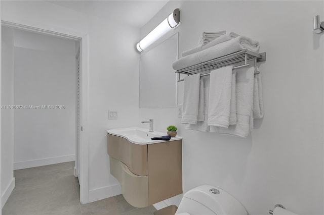 2345 SW 16th St, Miami, FL 33145 - bathroom featuring vanity and baseboards