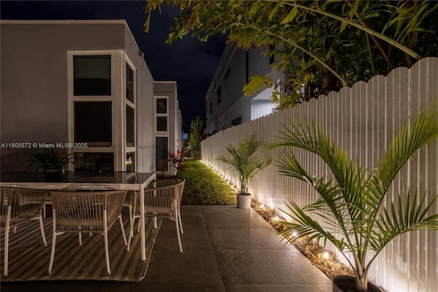 2345 SW 16th St, Miami, FL 33145 - view of patio featuring fence and outdoor dining space
