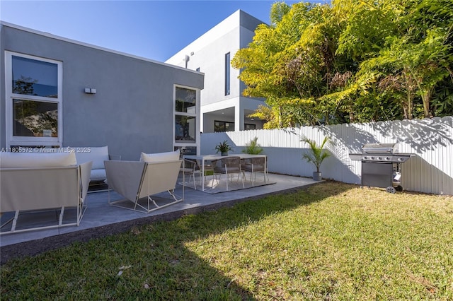 2345 SW 16th St, Miami, FL 33145 - view of yard with a patio area