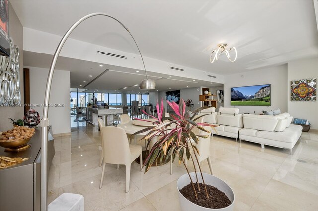 5500 Island Estates Dr Unit 1404 & 1405N, Aventura, FL 33160 - dining room featuring recessed lighting