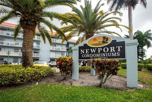 405 S Pine Island Rd Unit 405D, Plantation, FL 33324 - view of community / neighborhood sign