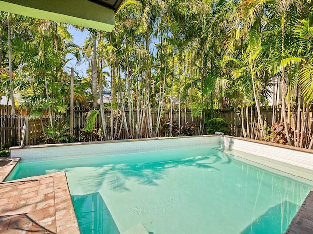 1519 Harrison St, Hollywood, FL 33020 - view of swimming pool featuring a fenced backyard