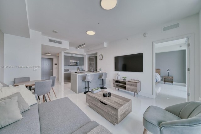 1080 Brickell Ave Unit 3802, Miami, FL 33131 - living room with rail lighting