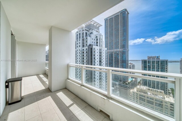 1080 Brickell Ave Unit 3802, Miami, FL 33131 - balcony featuring a water view and a city view