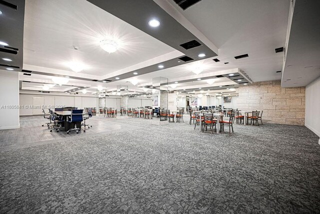 2655 Collins Ave Unit 1501, Miami Beach, FL 33140 - misc room featuring recessed lighting, carpet floors, and baseboards