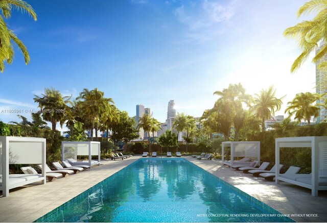 2200 Brickell Ave Unit 207, Miami, FL 33129 - outdoor pool featuring a patio area