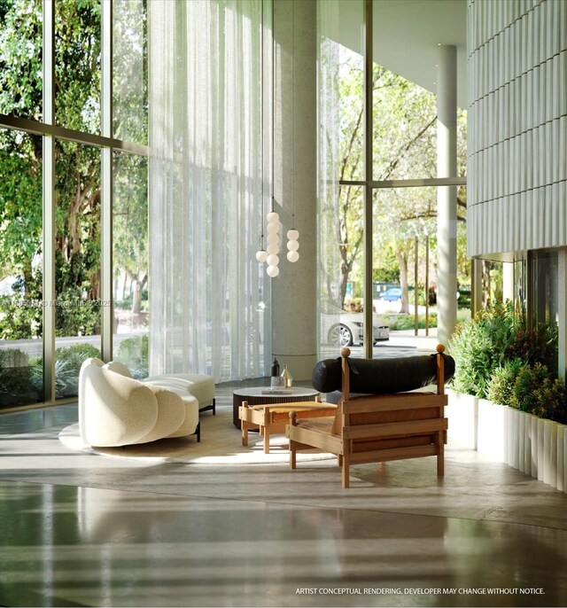 2200 Brickell Ave Unit 207, Miami, FL 33129 - common area with a high ceiling