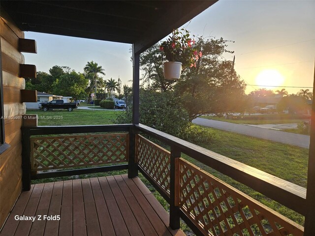4070 E River Ft, Myers, FL 33916 - view of wooden terrace