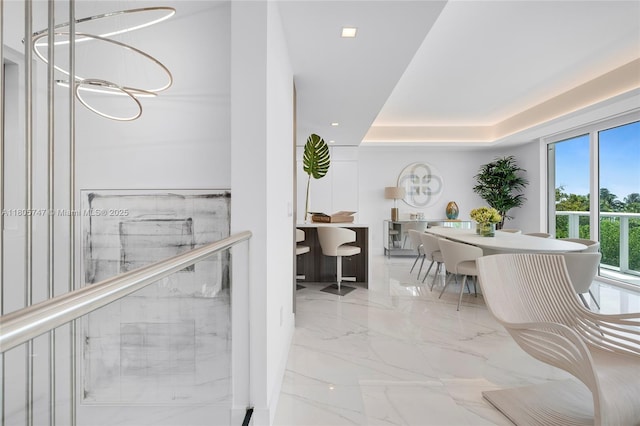 100 S Pointe Dr Unit Th-13, Miami Beach, FL 33139 - corridor featuring marble tiled floors