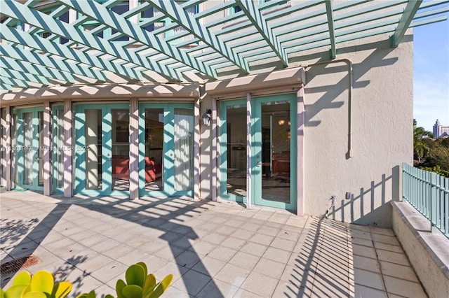 610 Valencia Ave Unit 503, Coral Gables, FL 33134 - view of patio / terrace featuring a pergola