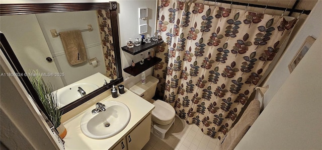 15545 SW 110th Ter, Miami, FL 33196 - bathroom with vanity and a shower with shower curtain