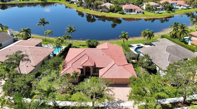 2701 Edgewater Ct, Weston, FL 33332 - aerial view of residential area with a large body of water