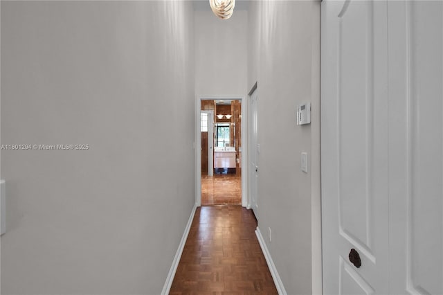 2701 Edgewater Ct, Weston, FL 33332 - hall with baseboards