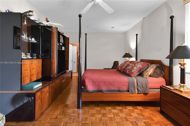 2701 Edgewater Ct, Weston, FL 33332 - bedroom with a ceiling fan