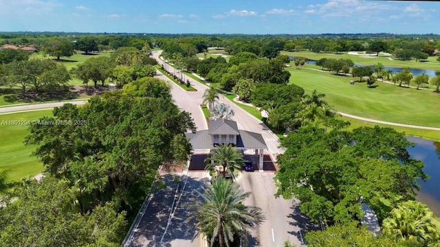 2701 Edgewater Ct, Weston, FL 33332 - aerial view of a golf club, a large body of water, and a tree filled landscape