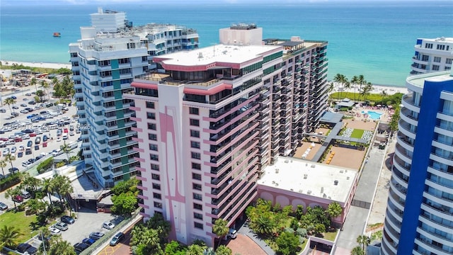 5225 Collins Ave Unit 1409, Miami Beach, FL 33140 - view of urban area featuring a large body of water and apartment complex / building