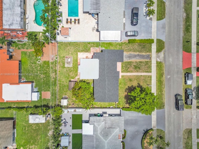 4230 SW 97th Pl, Miami, FL 33165 - drone / aerial view of a pool