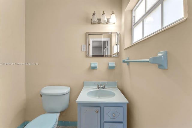 4230 SW 97th Pl, Miami, FL 33165 - half bathroom featuring toilet and vanity