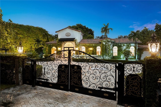 12300 Old Cutler Rd, Pinecrest, FL 33156 - gate featuring a fenced front yard