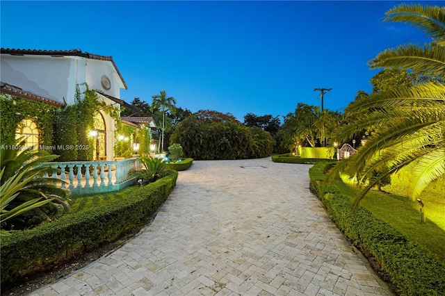 12300 Old Cutler Rd, Pinecrest, FL 33156 - view of property's community featuring decorative driveway