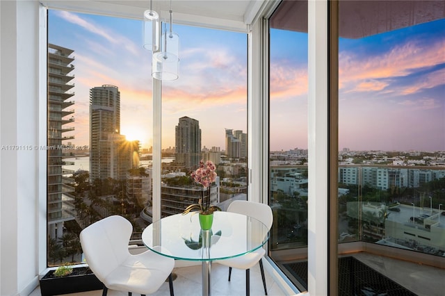 300 S Pointe Dr Unit 1505, Miami Beach, FL 33139 - balcony with a city view