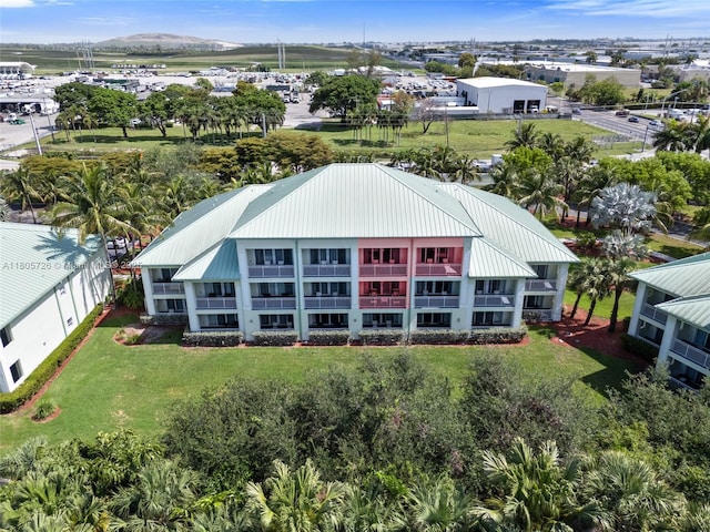 view from above of property