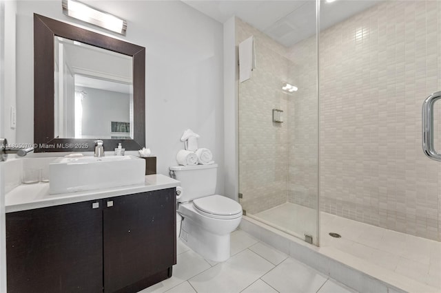 5300 NW 87th Ave Unit 1513, Doral, FL 33178 - full bath featuring tile patterned flooring, a stall shower, toilet, and vanity