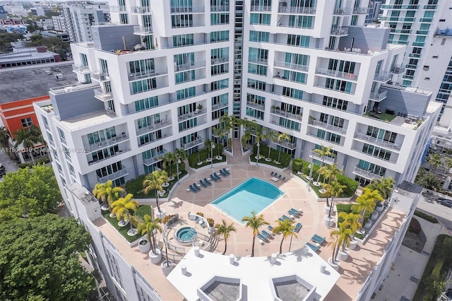 350 NE 24th St Unit 714, Miami, FL 33137 - view of urban area with a pool