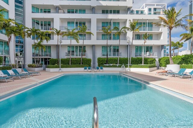 350 NE 24th St Unit 714, Miami, FL 33137 - community pool featuring a patio area