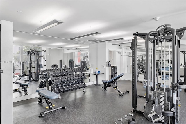 350 NE 24th St Unit 714, Miami, FL 33137 - view of gym