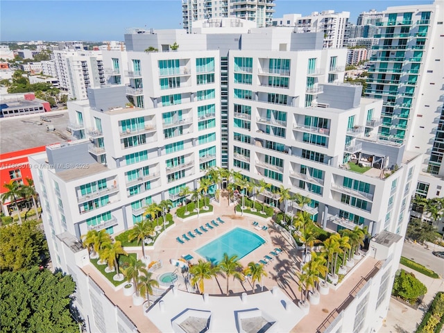 350 NE 24th St Unit 714, Miami, FL 33137 - view of property featuring a city view