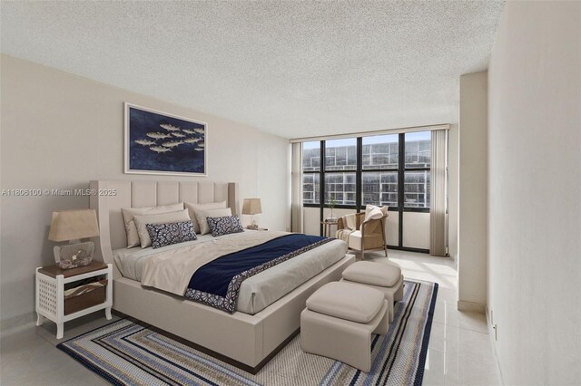 1901 Brickell Ave Unit B1408, Miami, FL 33129 - bedroom with a textured ceiling