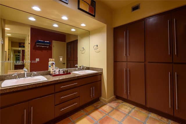 5020 SW 82nd Ave, Miami, FL 33155 - full bathroom with recessed lighting and double vanity
