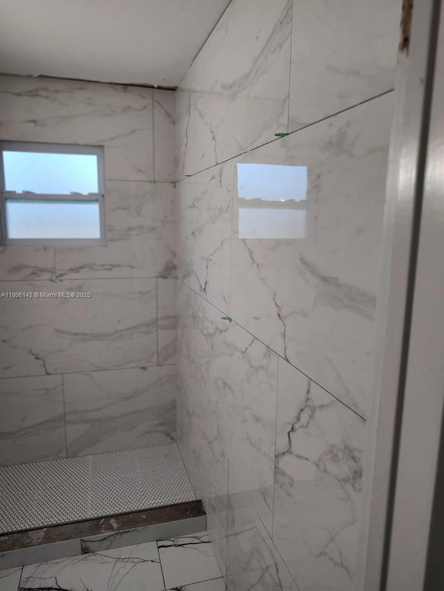 884 Montego Dr, West Palm Beach, FL 33415 - bathroom with a marble finish shower