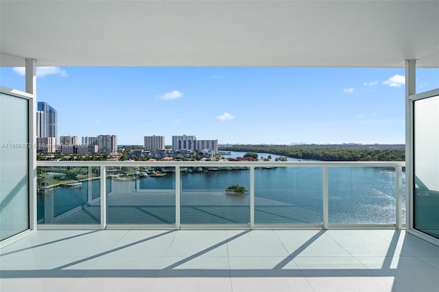 400 Sunny Isles Blvd Unit 1005, Sunny Isles Beach, FL 33160 - balcony with a water view and a view of city