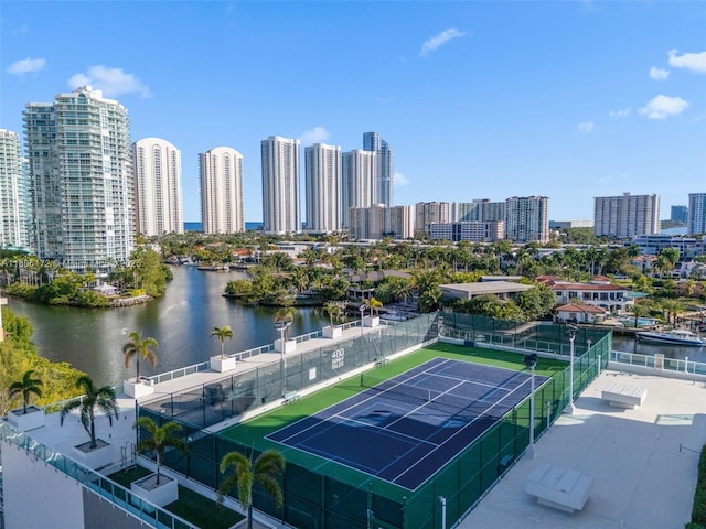 400 Sunny Isles Blvd Unit 1005, Sunny Isles Beach, FL 33160 - bird's eye view of a view of skyline and a nearby body of water