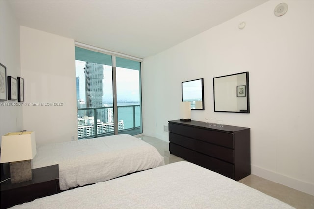 1900 N Bayshore Dr Unit 2804, Miami, FL 33132 - bedroom with a wall of windows and access to outside