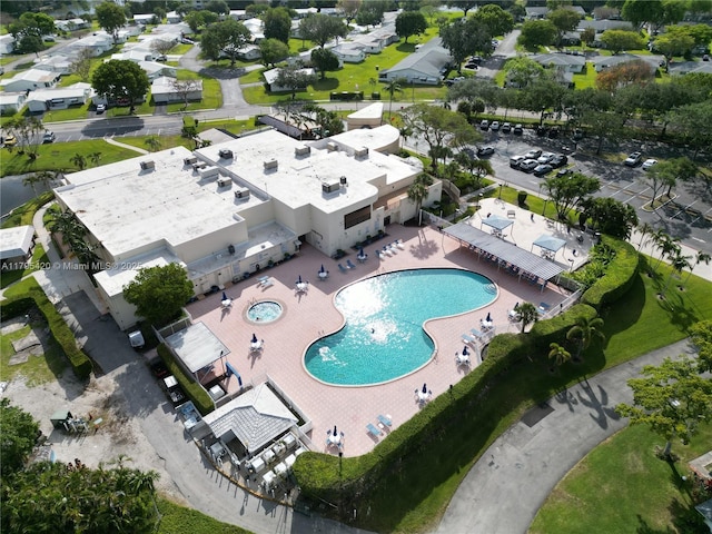 1250 NW 85th Ave, Plantation, FL 33322 - aerial overview of property's location with a pool