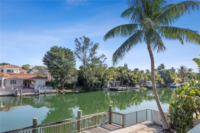 dock with a water view