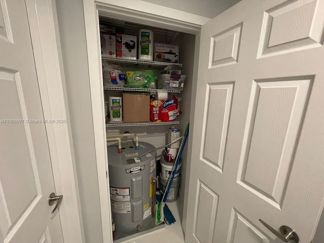 view of storage area
