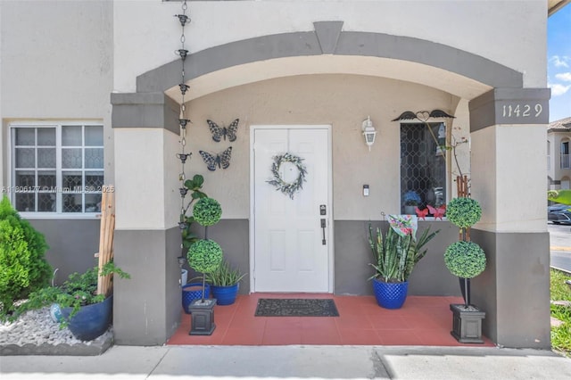 11429 NW 93rd Ct Unit 1, Hialeah Gardens, FL 33018 - property entrance with stucco siding