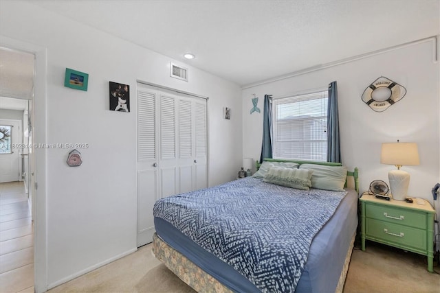 330 Lasayette Dr NE, Port Charlotte, FL 33952 - bedroom with a closet and light carpet