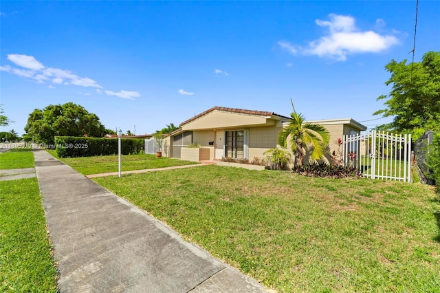 4295 SW 97th Ct, Miami, FL 33165 - view of front of house with a tile roof